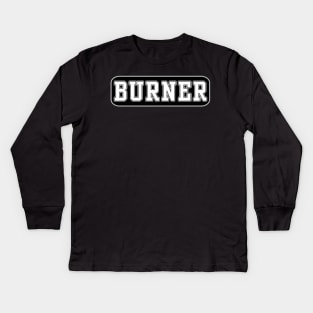 The Burner - Burning Man Kids Long Sleeve T-Shirt